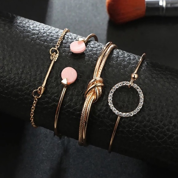 🔴5/$20⚠️𝗖𝗟𝗘𝗔𝗥𝗔𝗡𝗖𝗘⚠️Pink Bracelets NEW - Picture 3 of 9